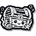 Small Treasure Chest pixel art